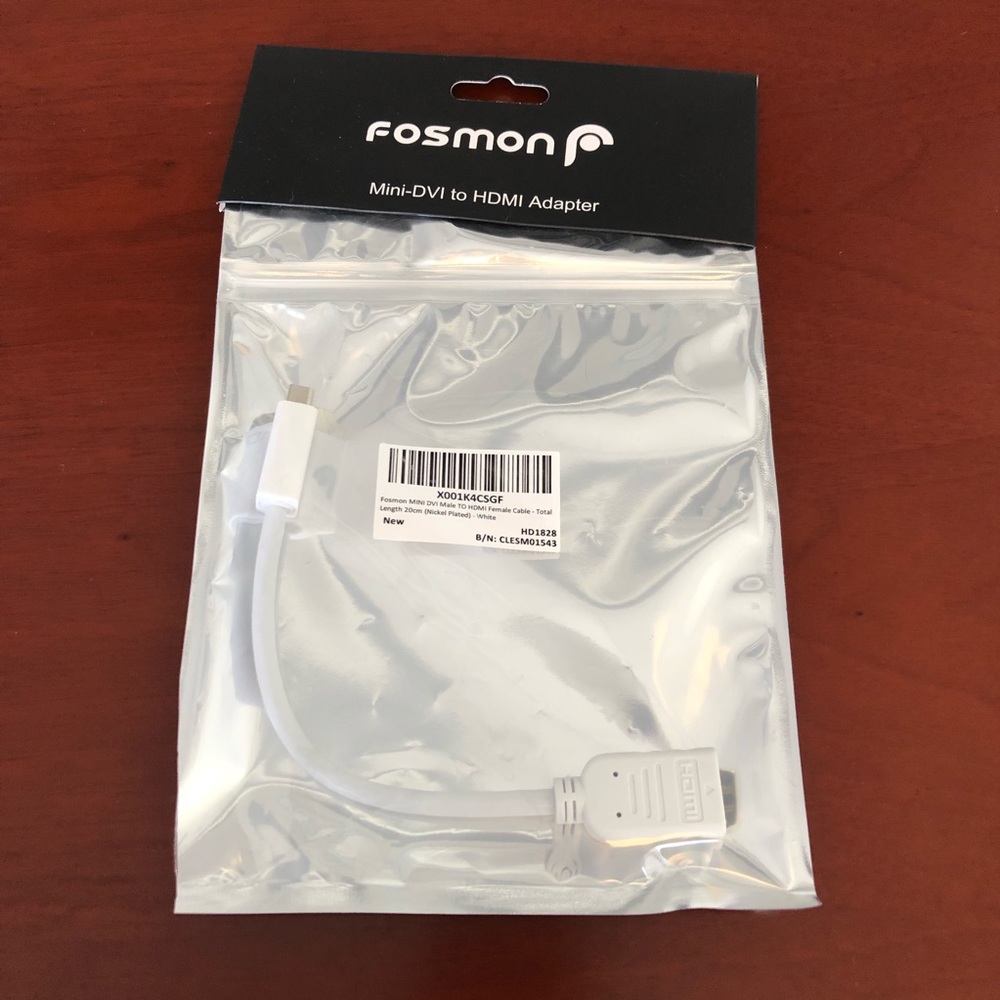 *NEW* Fosmon Mini-DVI to HDMI Adapter